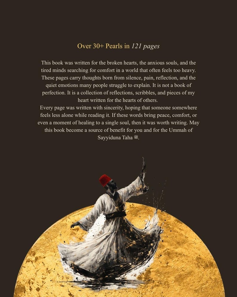 MonoSets Pearls of Sufism - A Book for the Anxious, Stressed, Longing Heart | Healing and Comfort for the Soul